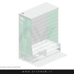 معماری ساختمان ولیعهدی اثر هومن بالازاده