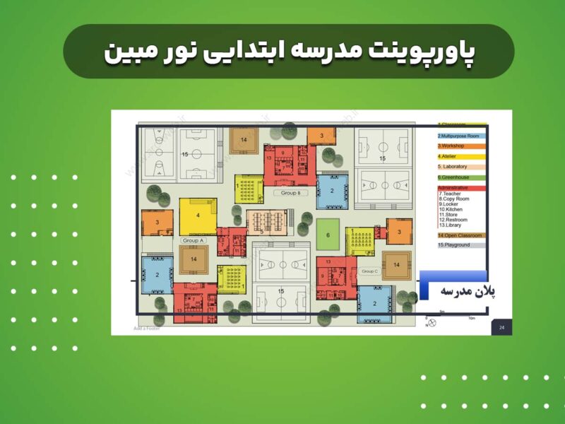 پاورپوینت مدرسه ابتدایی نور مبین