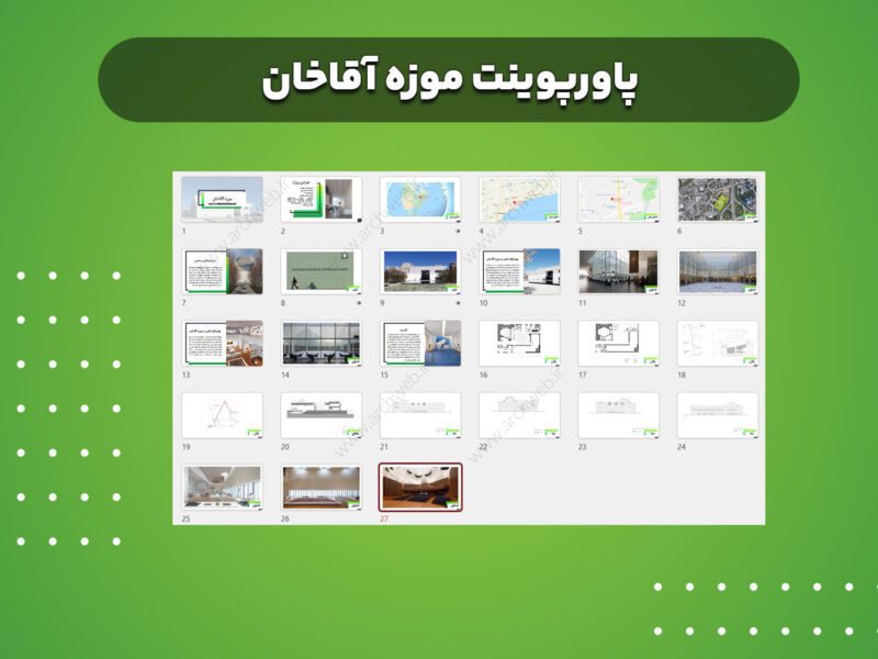 پاورپوینت موزه آقاخان