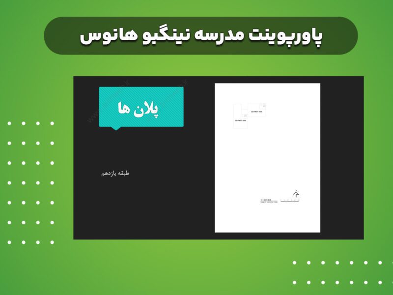 پاورپوینت نمونه موردی مدرسه خارجی نینگبو هاوس