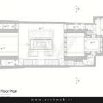 پلان معماری خانه گازرگاه اثری از گروه معماری خانه تراب