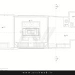 پلان معماری خانه گازرگاه اثری از گروه معماری خانه تراب