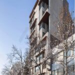 معماری ساختمان مسکونی میان اثری از استودیو معماری پی