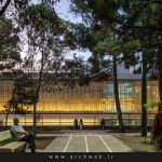 معماری تئاتر شهر قزوین اثری از مهندسین مشاور انگاره مستطیل طلایی