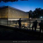 معماری تئاتر شهر قزوین اثری از مهندسین مشاور انگاره مستطیل طلایی