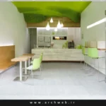 طراحی بستنی‌فروشی