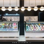 طراحی بستنی‌فروشی