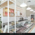 طراحی بستنی‌فروشی
