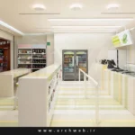 طراحی بستنی‌فروشی